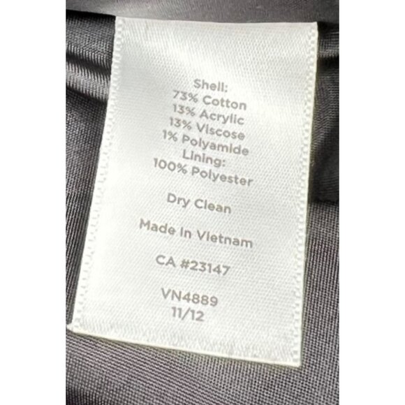 Talbots Tweed Jacket Womens Size 12 Multicolor Pink/Green/Black Cotton Blend - Picture 3 of 5